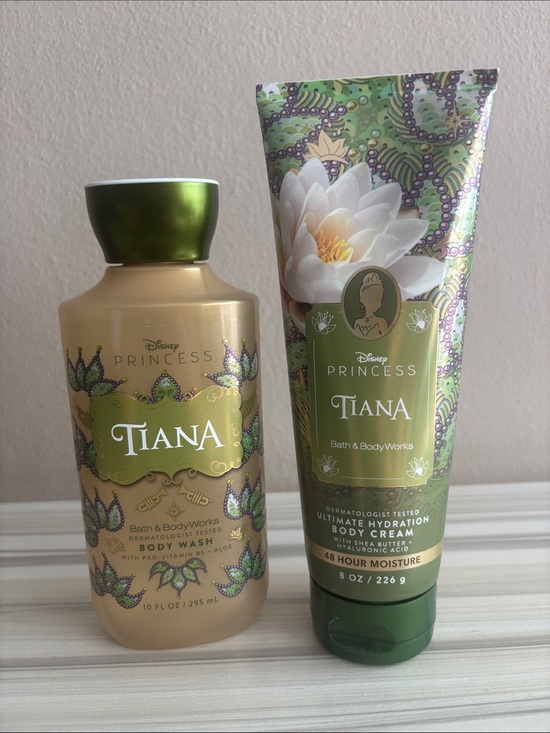 Bath & Body Works Other - Bath Body Works X Disney Princess Tiana Body Cream 8 Oz And Body Wash 10 Oz